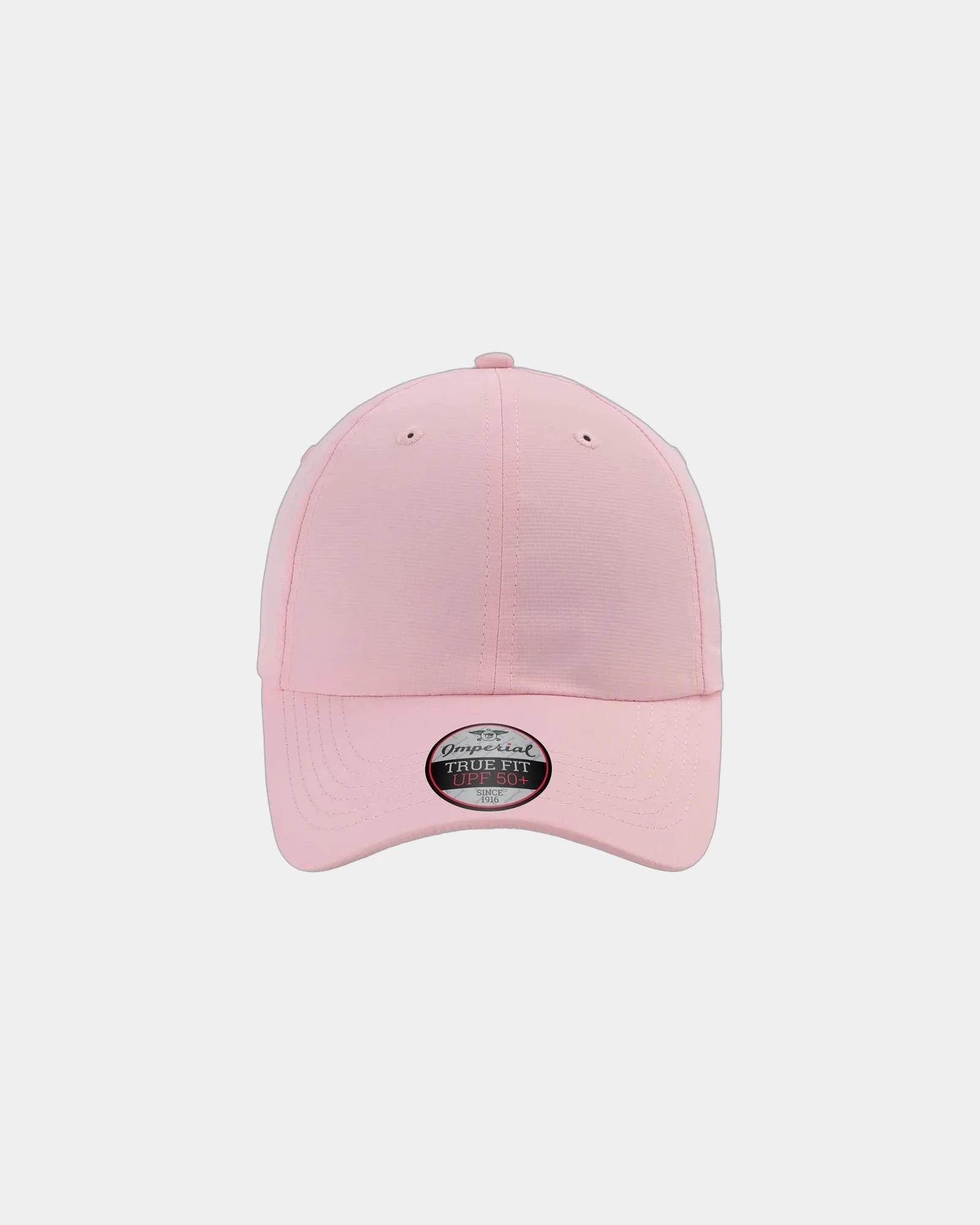 Custom recycled polyester performance cap UPF 50+ - Light Pink