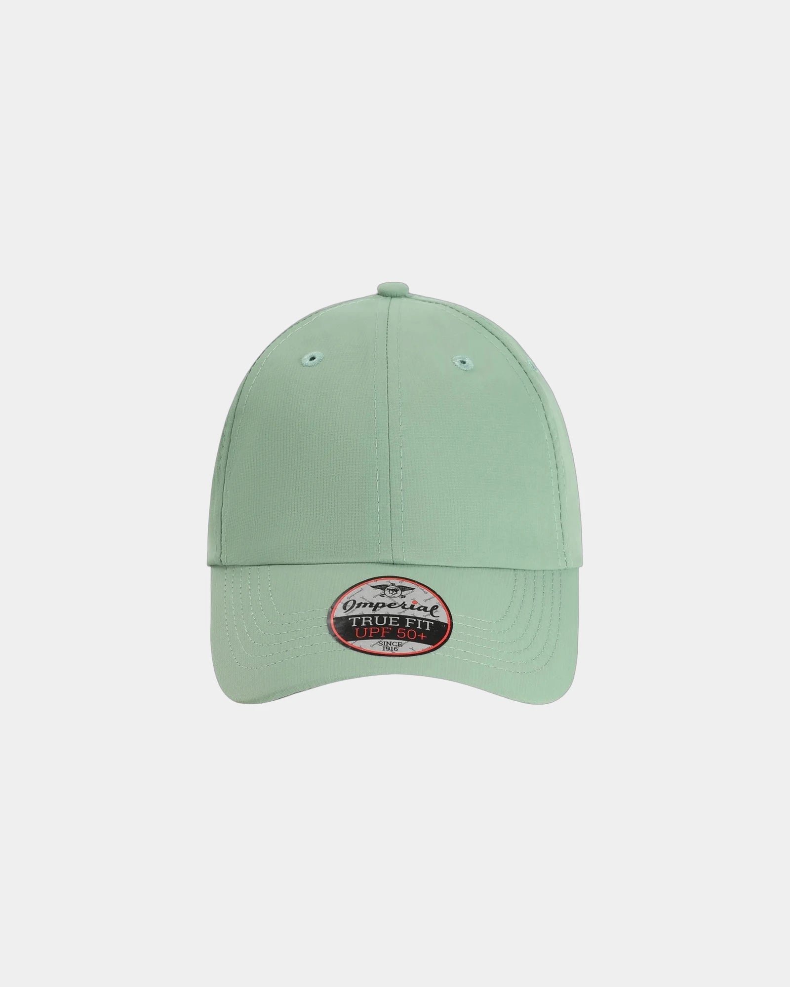Custom recycled polyester performance cap UPF 50+ - Laurel Green