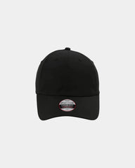 Custom recycled polyester performance cap UPF 50+ - Black