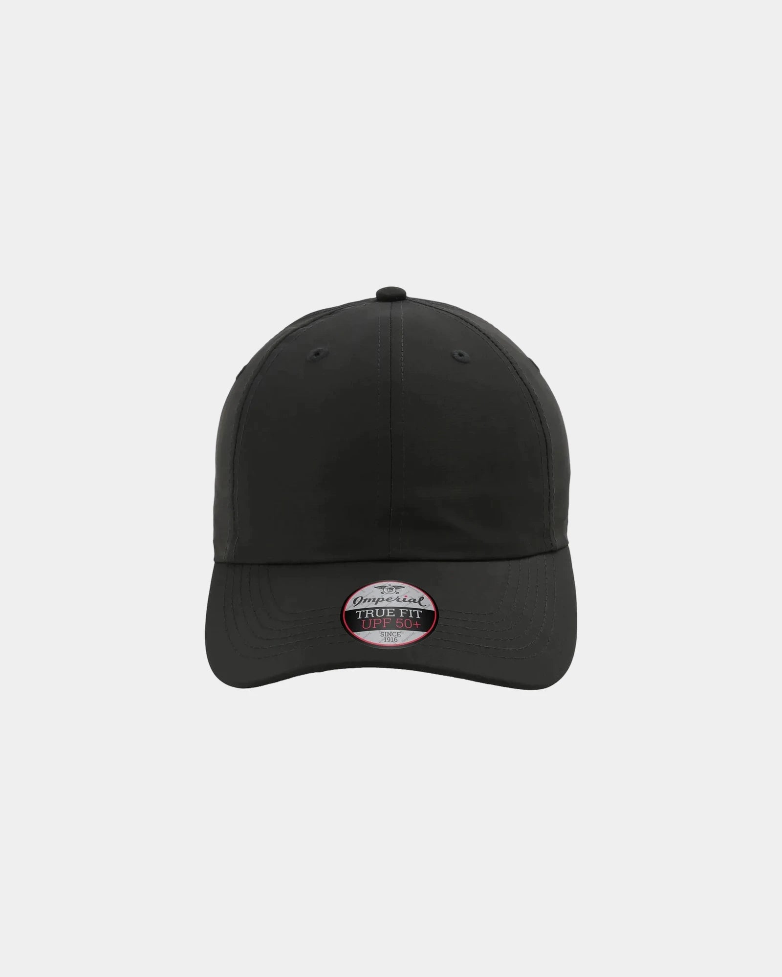 Custom recycled polyester performance cap UPF 50+ - Dark Grey