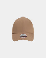 Custom recycled polyester performance cap UPF 50+ - Walnut