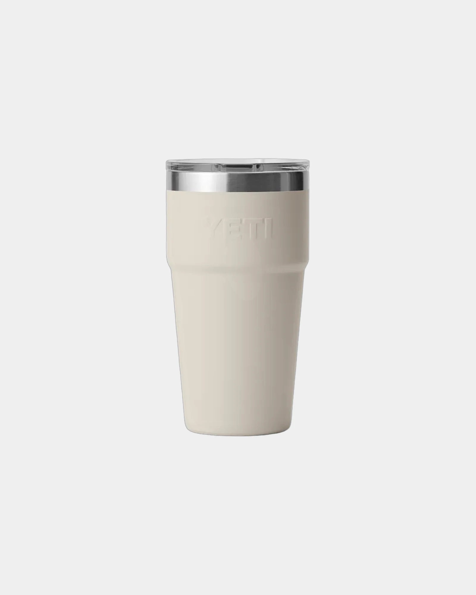 Custom insulated stainless steel YETI Rambler 20 oz cup - Cape Taupe