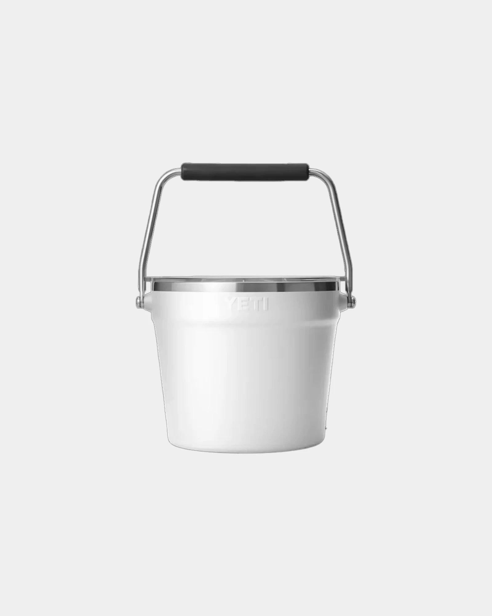 Custom stainless steel YETI Rambler Beverage Bucket - White