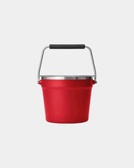 Custom stainless steel YETI Rambler Beverage Bucket - Rescue Red