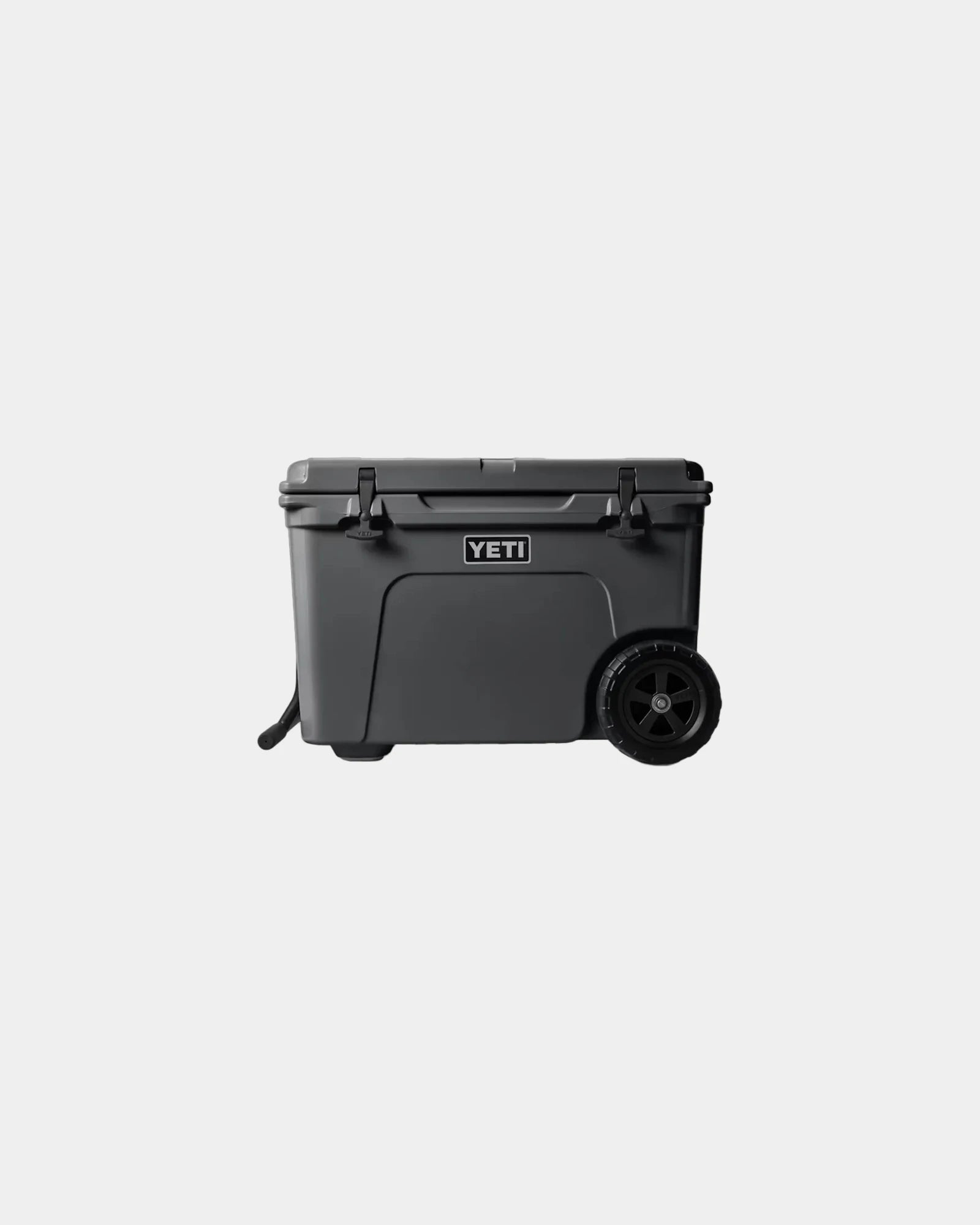 Custom rotomolded Yeti Tundra Haul Cooler with Wheels - Charcoal