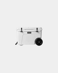 Custom rotomolded Yeti Tundra Haul Cooler with Wheels - White