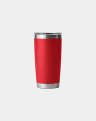 Custom insulated stainless steel Yeti Rambler 20 oz tumbler - Rescue Red