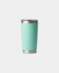 Custom insulated stainless steel Yeti Rambler 20 oz tumbler - Seafoam