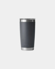 Custom insulated stainless steel Yeti Rambler 20 oz tumbler - Charcoal