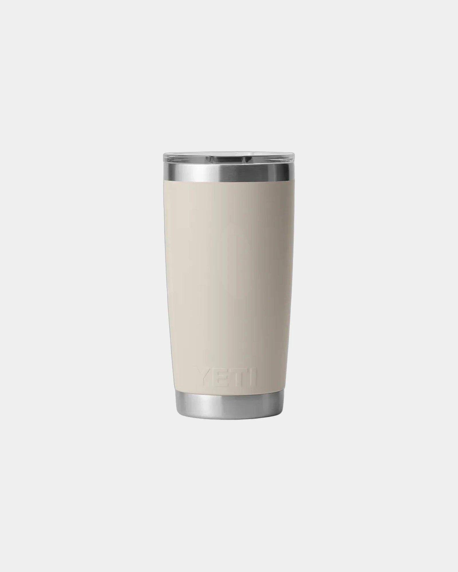 Custom insulated stainless steel Yeti Rambler 20 oz tumbler - Cape Taupe