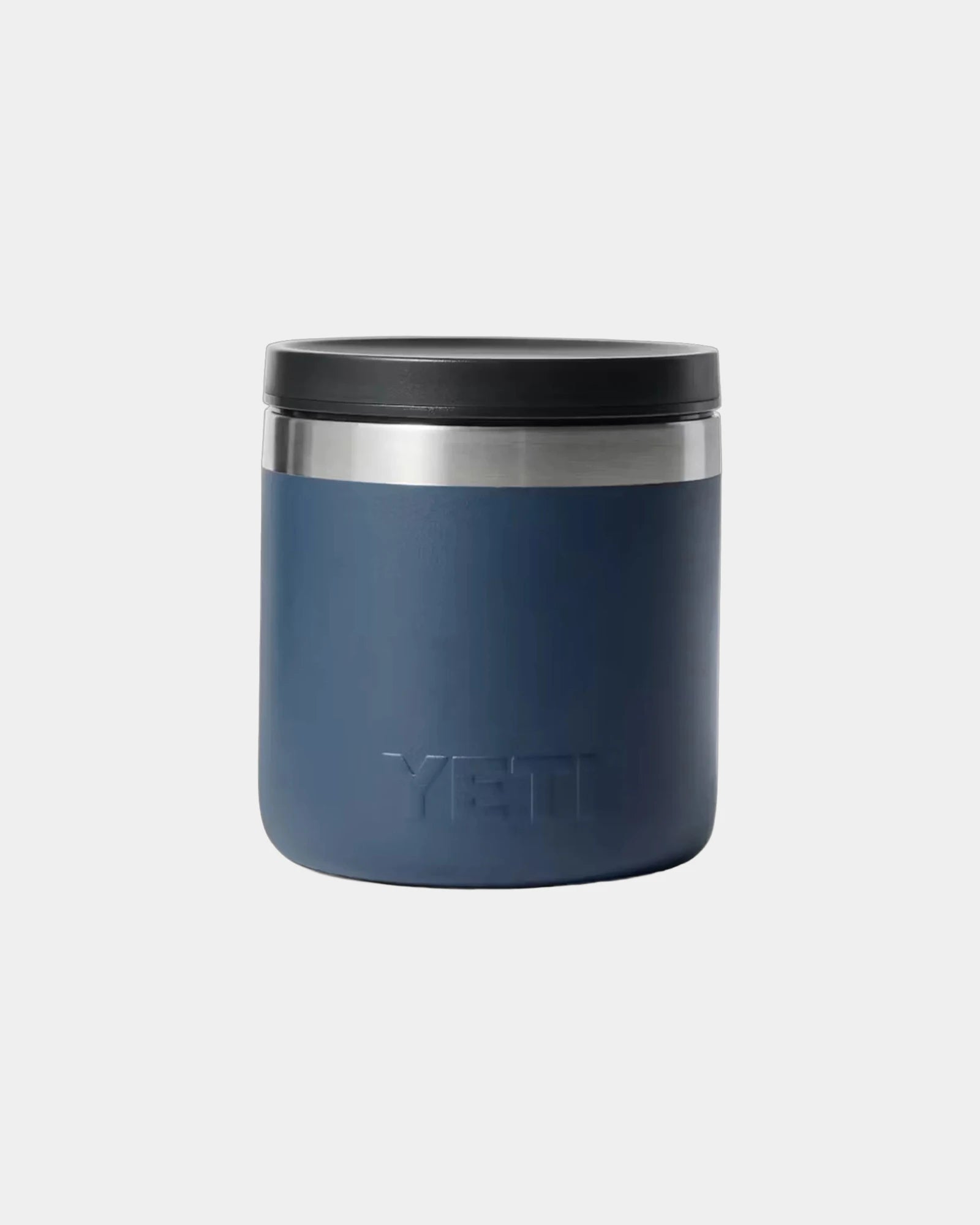 Custom stainless steel Yeti Rambler 8 oz food jar - Navy Blue