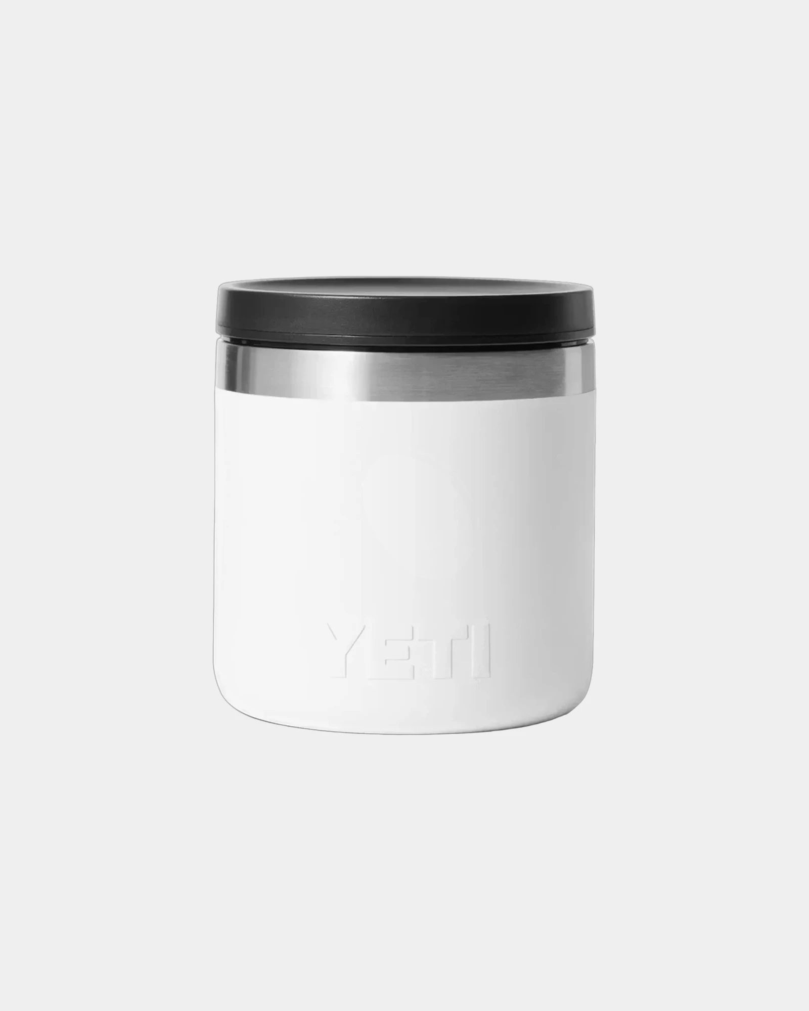 Custom stainless steel Yeti Rambler 8 oz food jar - White