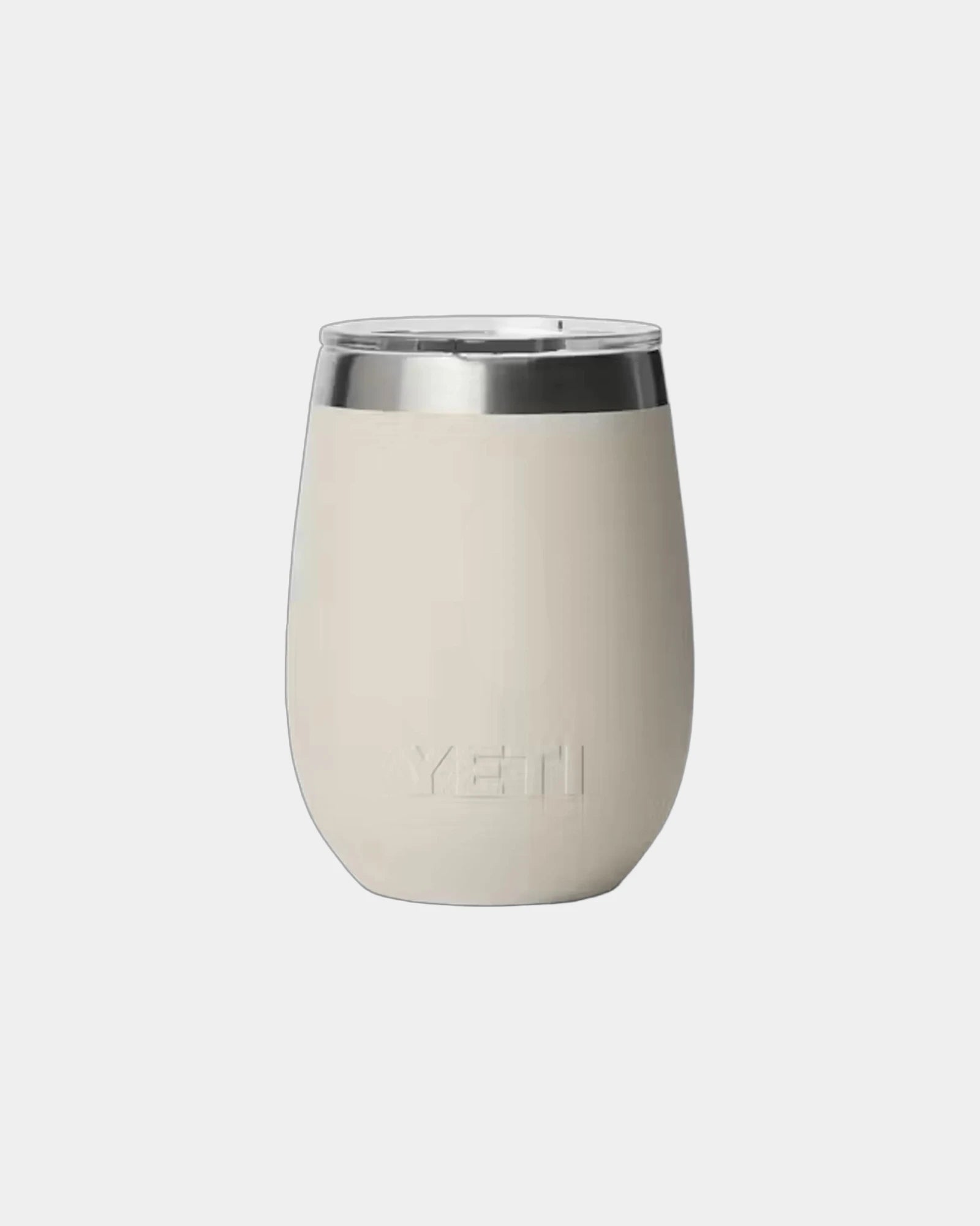 Custom insulated wine tumbler Yeti Rambler 10 oz - Cape Taupe