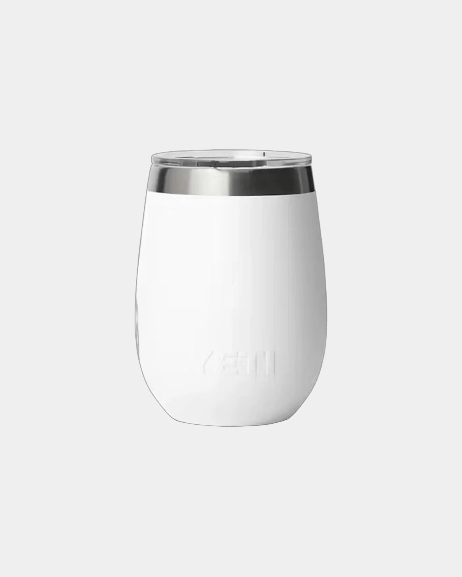 Custom insulated wine tumbler Yeti Rambler 10 oz - White