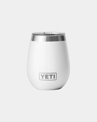 Custom insulated stainless steel Yeti 10 oz tumbler - White