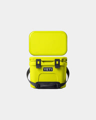 Custom Yeti Roadie 15 QT Hard Cooler Ice Chest - Firefly Yellow