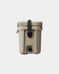 Custom Yeti Roadie 15 QT Hard Cooler Ice Chest - Tan