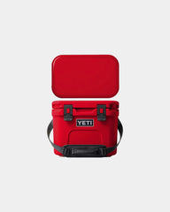 Custom Yeti Roadie 15 QT Hard Cooler Ice Chest - Rescue Red