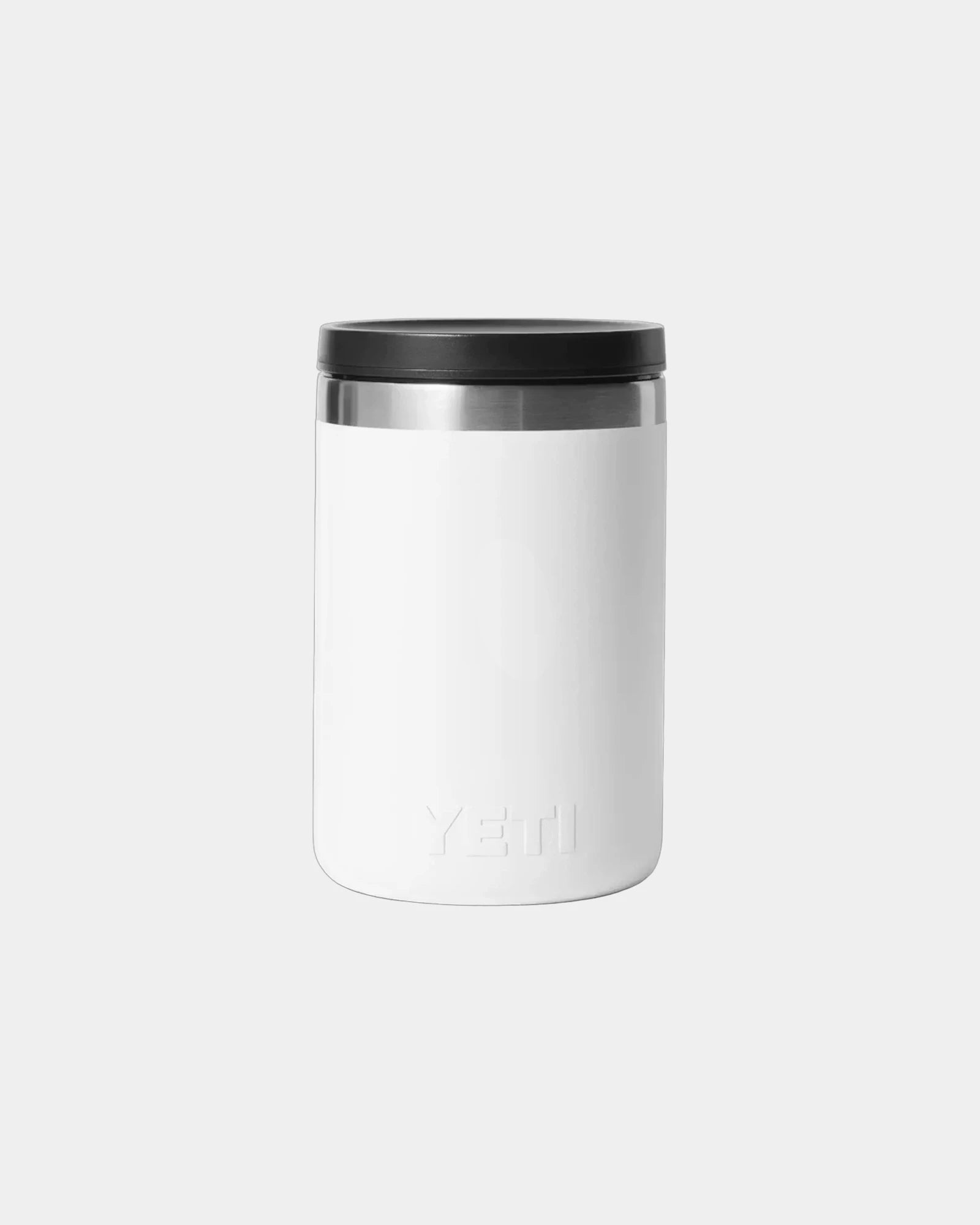 Custom stainless steel Yeti Rambler 16 oz food jar - White