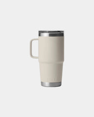 Custom insulated stainless steel YETI 20 oz travel mug - Cape Taupe