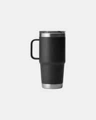 Custom insulated stainless steel YETI 20 oz travel mug - Black