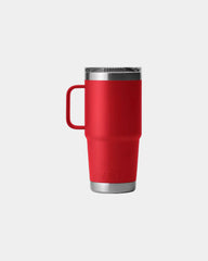 Custom insulated stainless steel YETI 20 oz travel mug - Rescue Red