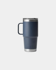 Custom insulated stainless steel YETI 20 oz travel mug - Navy Blue