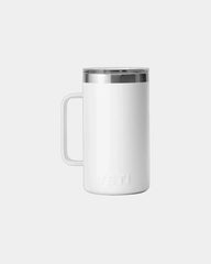 Custom insulated YETI Rambler 24 oz travel mug - White