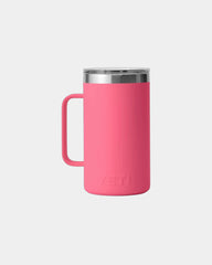 Custom insulated YETI Rambler 24 oz travel mug - Tropical Pink