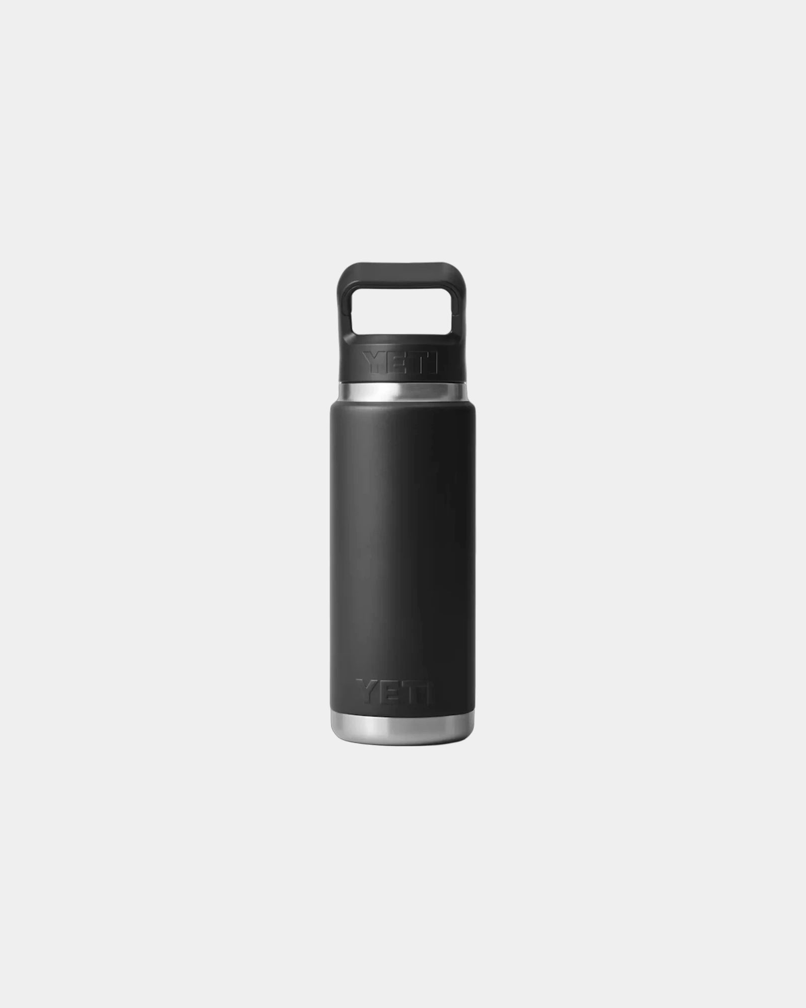 Custom stainless steel YETI Rambler 26 oz water bottle - Black