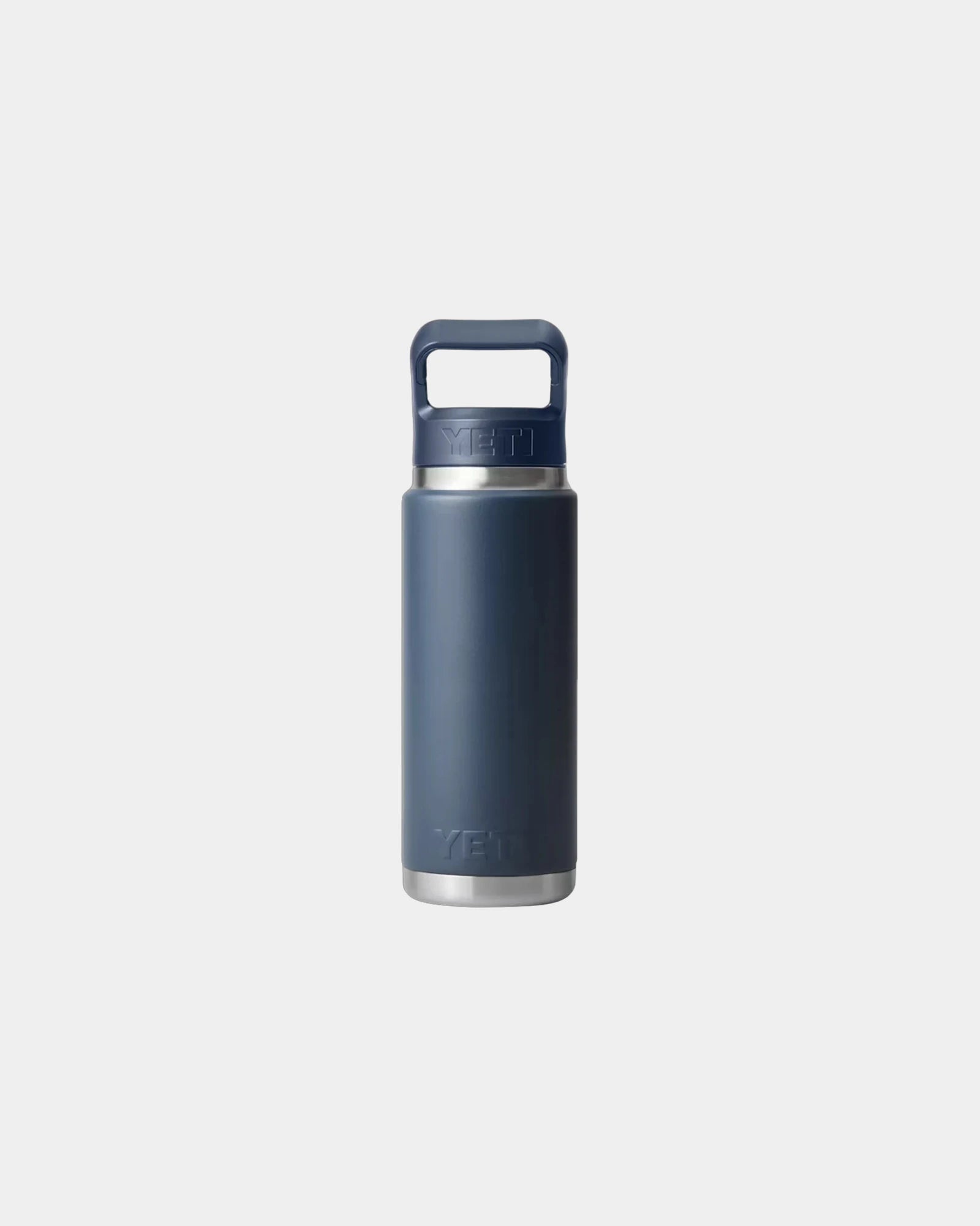 Custom stainless steel YETI Rambler 26 oz water bottle - Navy Blue