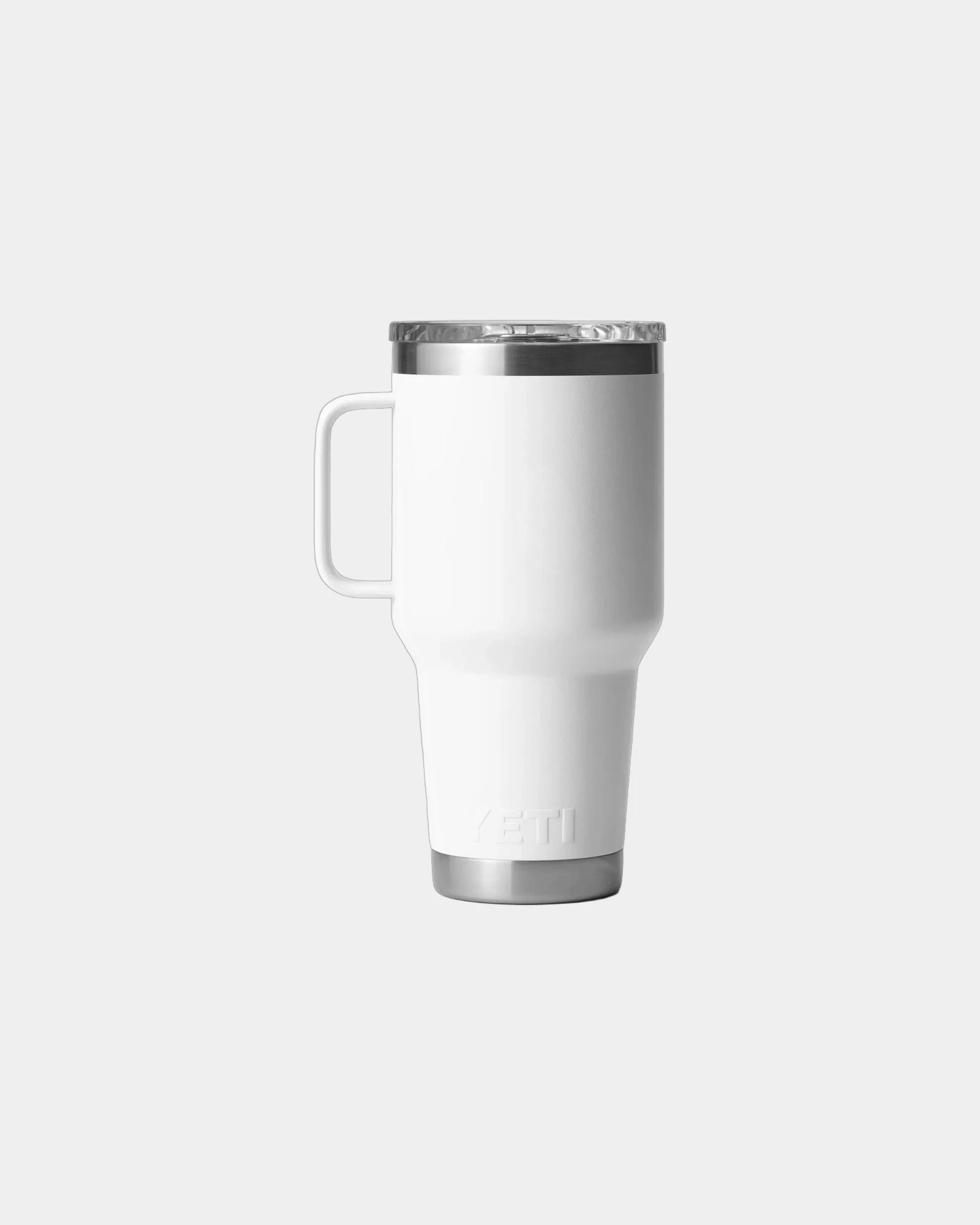 Custom stainless steel Yeti 30-oz insulated travel mug - White