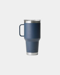 Custom stainless steel Yeti 30-oz insulated travel mug - Navy Blue