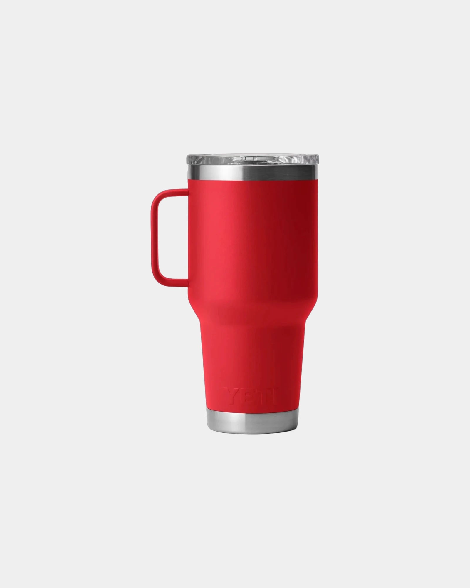 Custom stainless steel Yeti 30-oz insulated travel mug - Rescue Red