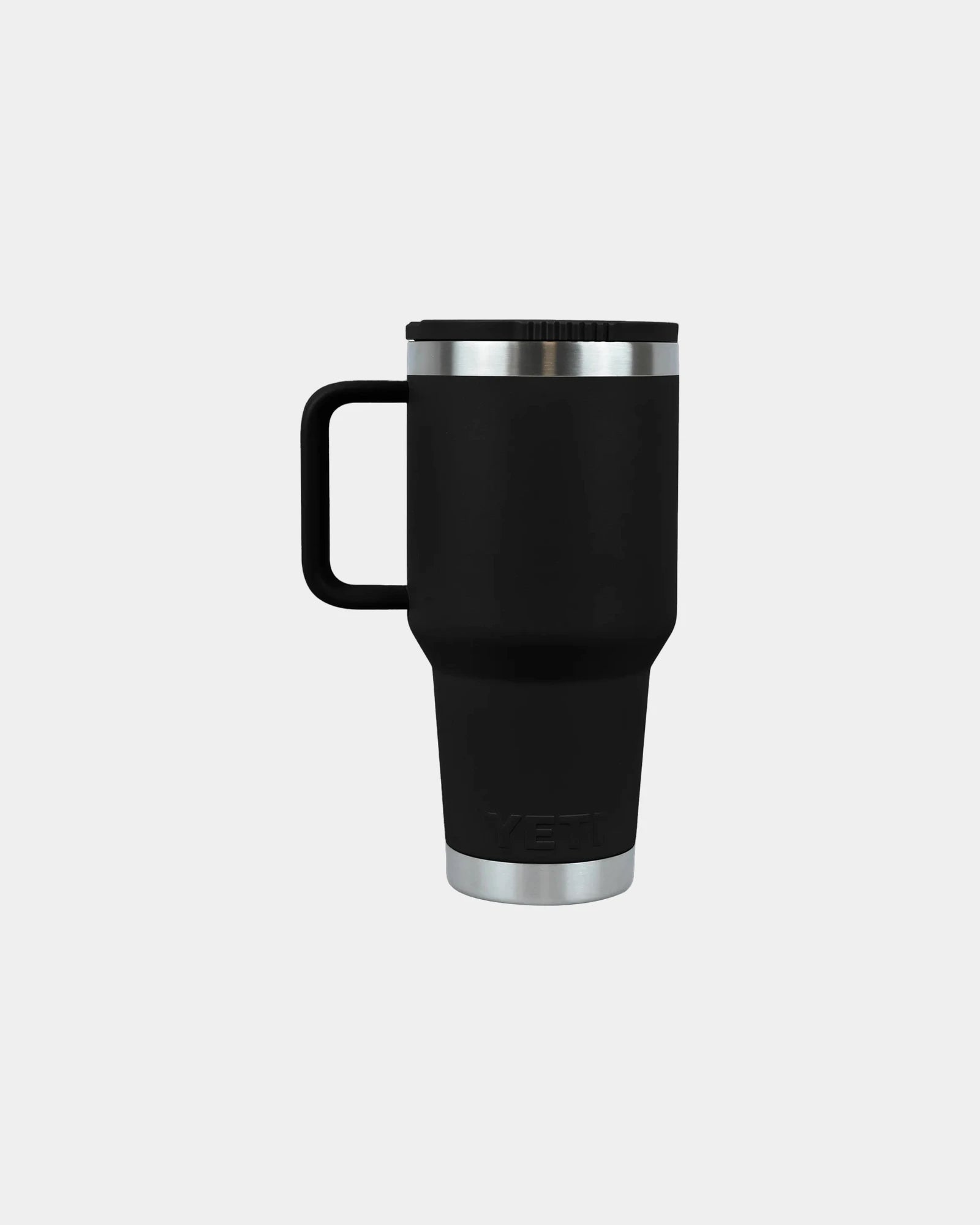 Custom insulated stainless steel Yeti Rambler 30 oz mug - Black
