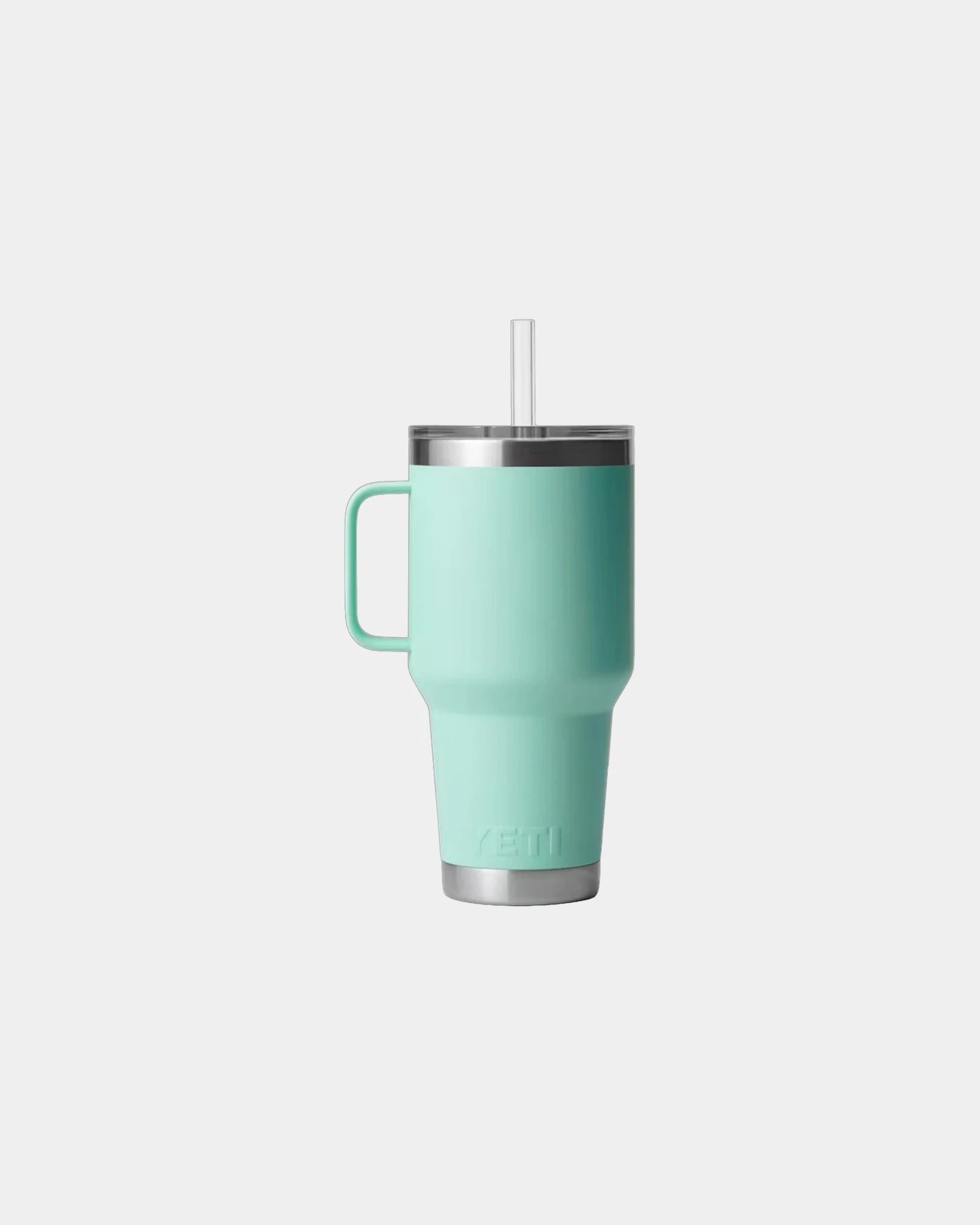 Custom insulated YETI travel mug 35 oz with handle - Seafoam Studio