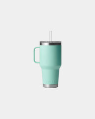 Custom insulated YETI travel mug 35 oz with handle - Seafoam Studio