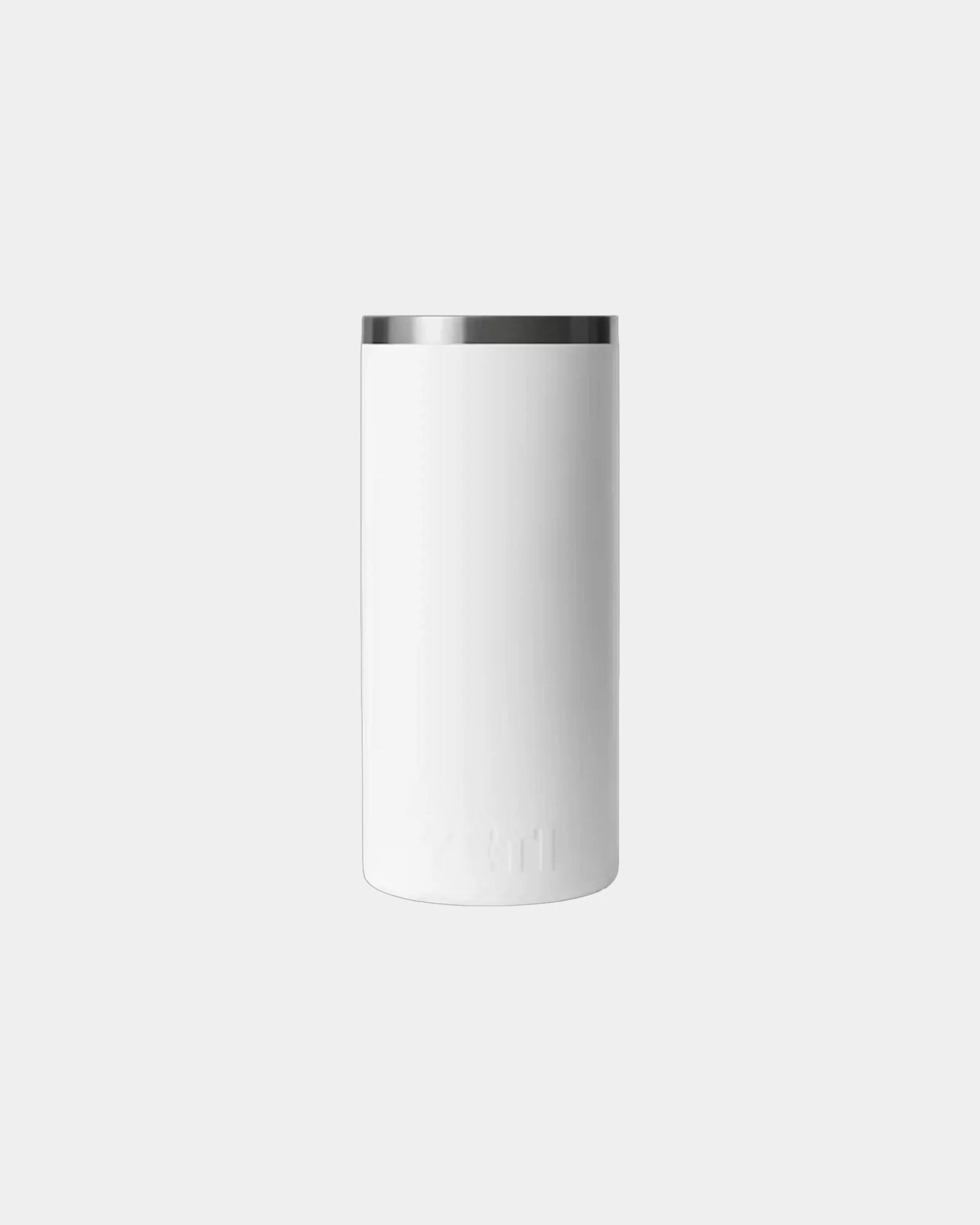 Custom stainless steel Yeti Rambler cocktail chiller - White