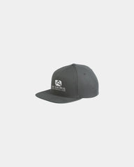 Custom wool blend snapback cap five-panel style - Dark Gray