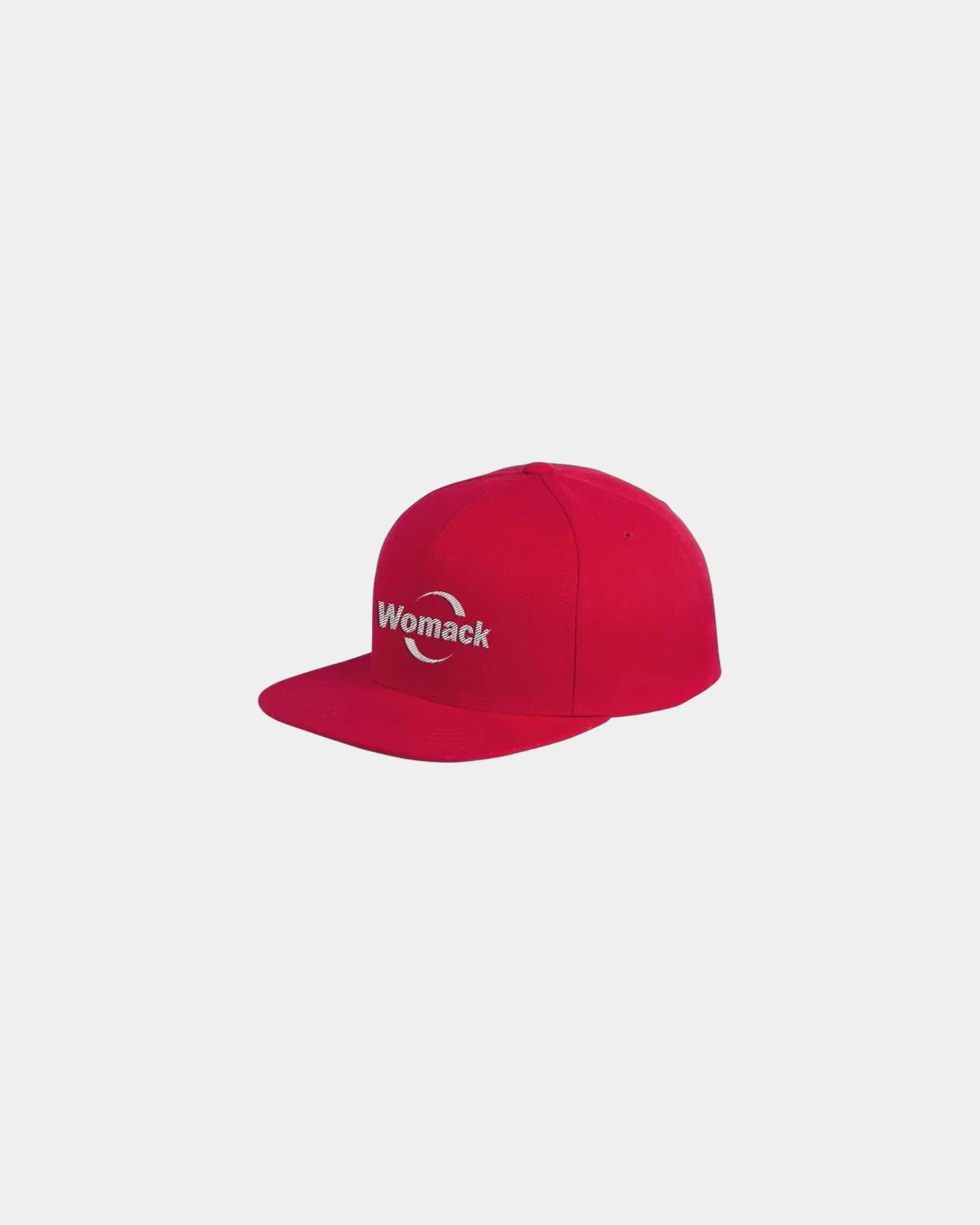 Custom wool blend snapback cap five-panel style - Red