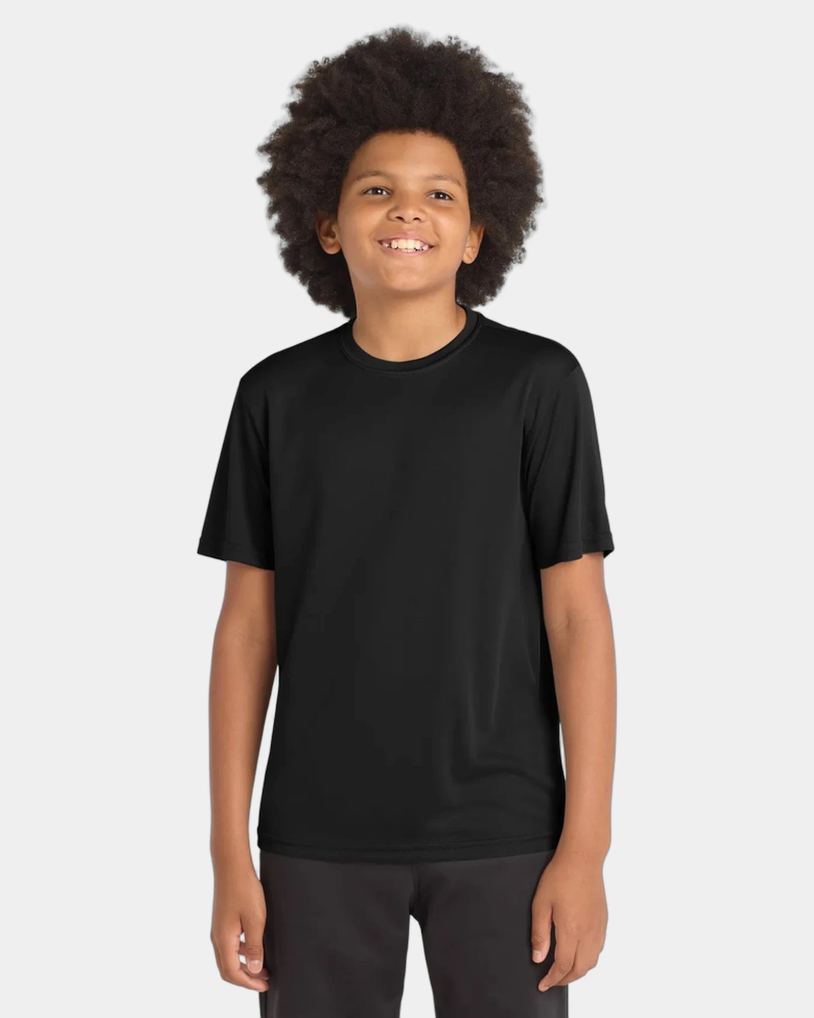 Custom moisture-wicking youth tee Sport-Tek Competitor - Black