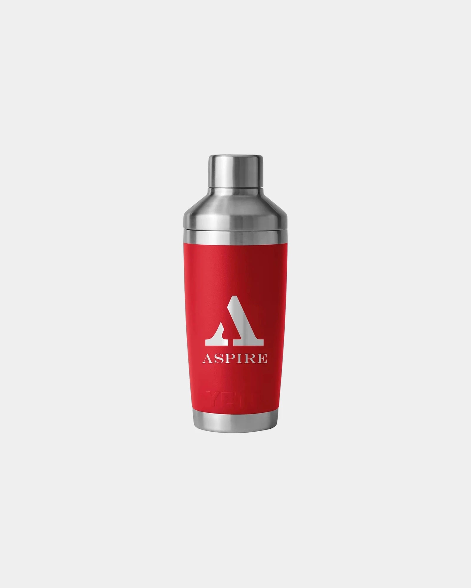 Branded stainless steel Yeti Rambler 20 oz cocktail shaker - Red-Rescue